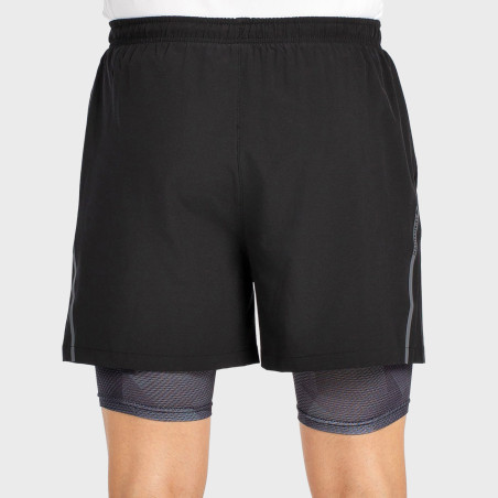 tienda de padel Madrid, tienda de padel online, tienda de padel españa, tienda de padel en linea, SHORT BULLPADEL MANZAN NEGRO