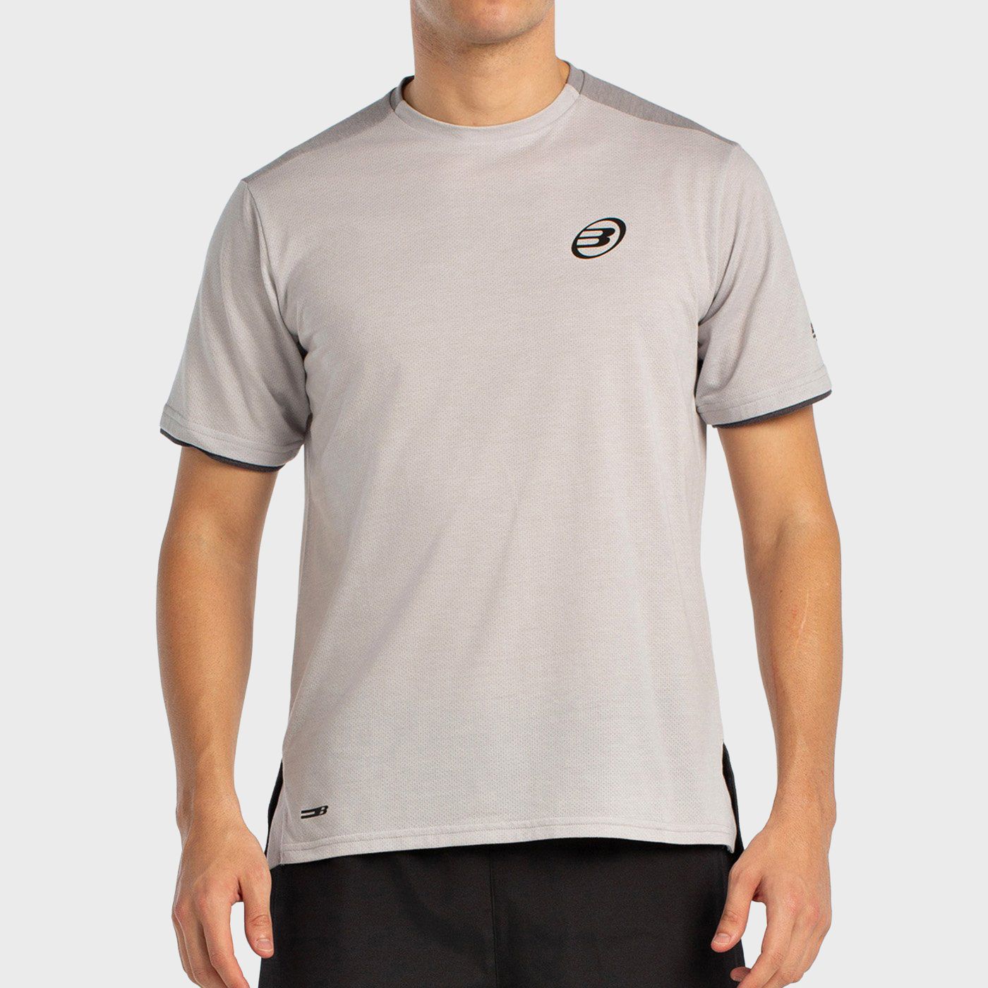 tienda de padel Madrid, tienda de padel online, tienda de padel españa, tienda de padel en linea, CAMISETA BULLPADEL MARSIC BLAN