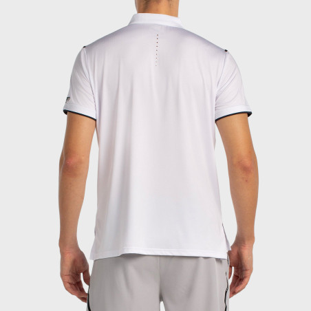 tienda de padel Madrid, tienda de padel online, tienda de padel españa, tienda de padel en linea, POLO BULLPADEL MENKAR BLANCO