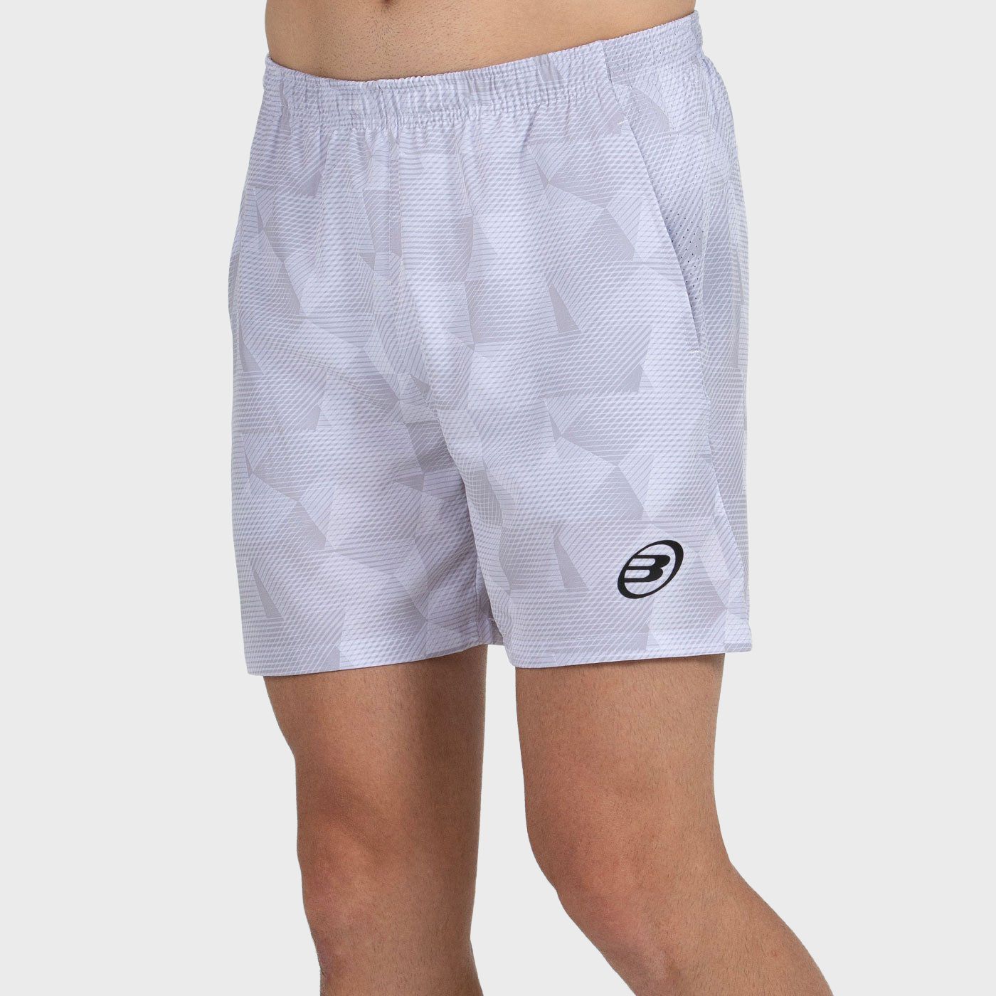 tienda de padel Madrid, tienda de padel online, tienda de padel españa, tienda de padel en linea, SHORT BULLPADEL MONCH BLANCO