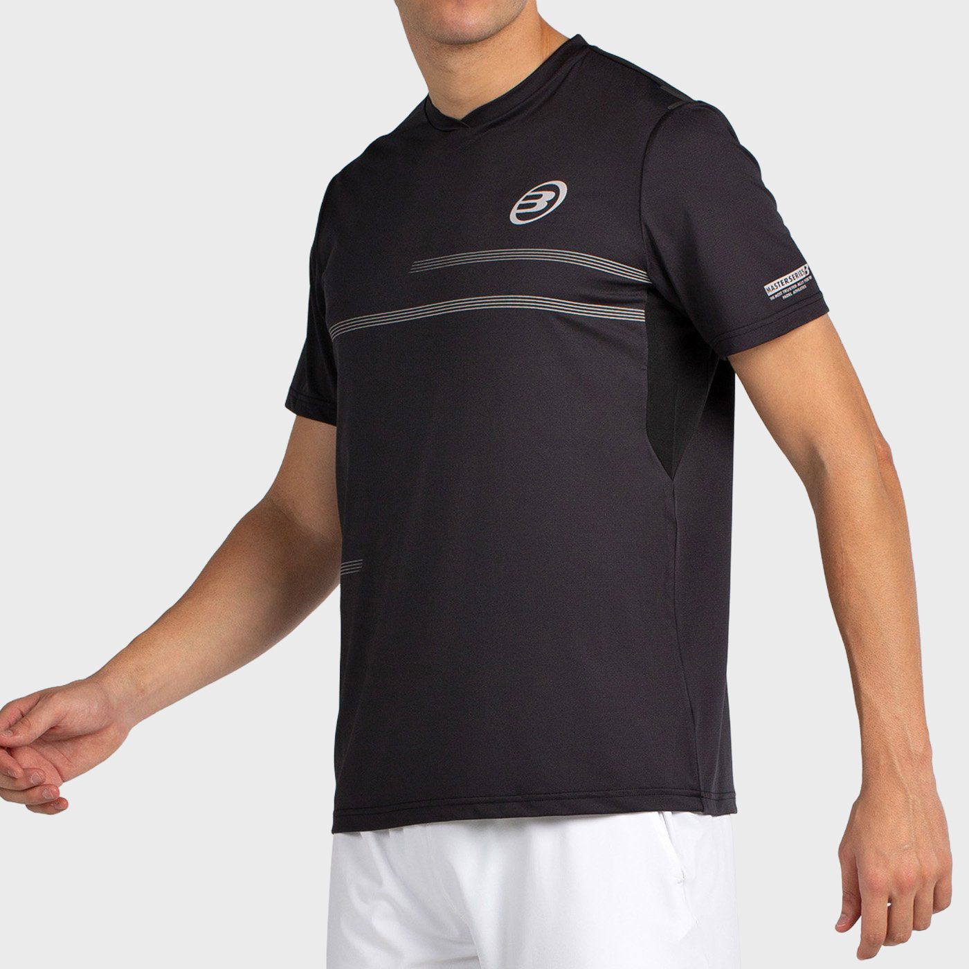 tienda de padel Madrid, tienda de padel online, tienda de padel españa, tienda de padel en linea, CAMISETA BULLPADEL MONTUNO NEG