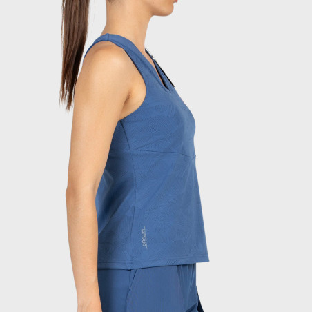 T-SHIRT BULLPADEL CORTEGA BLU OMBRETTO