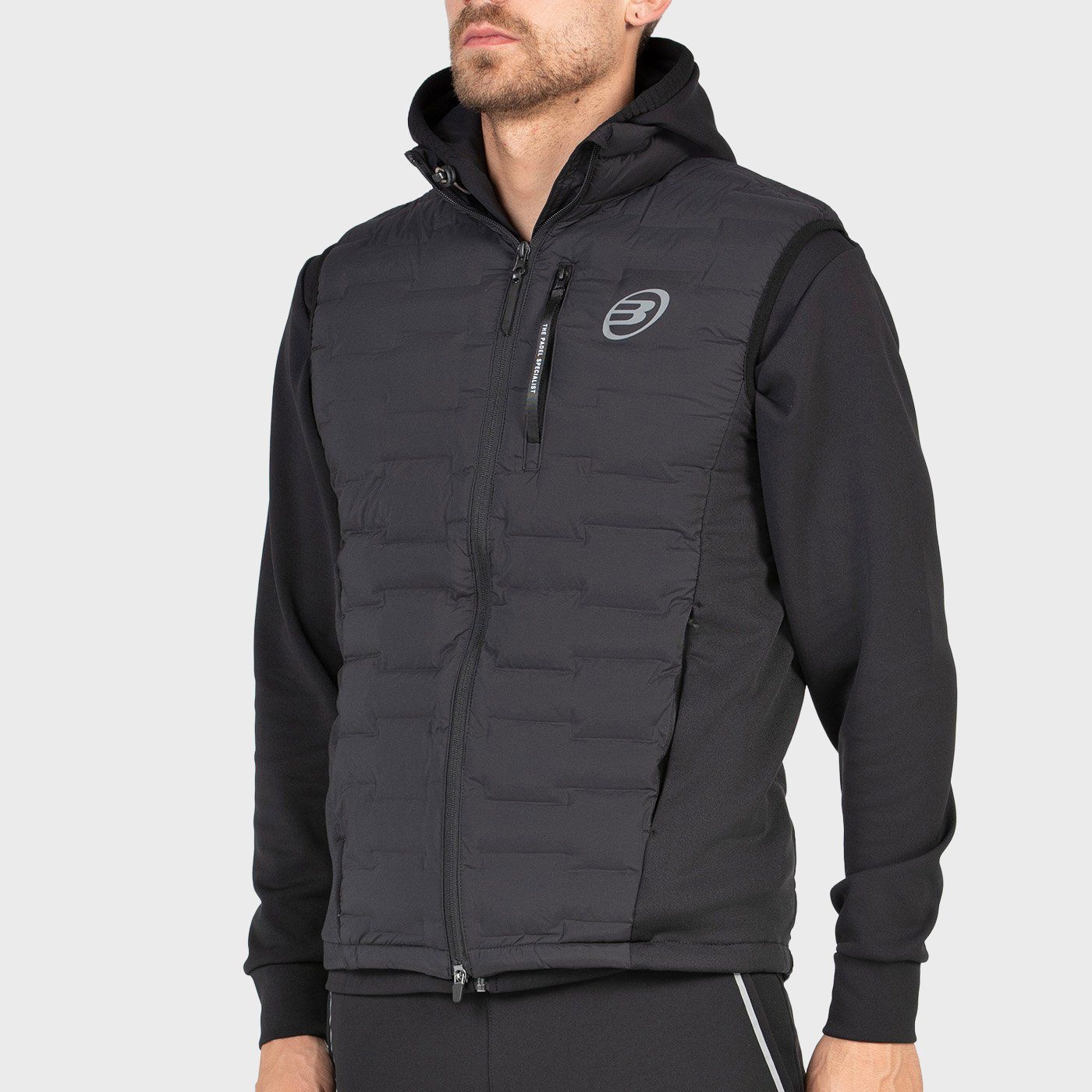 GILET BULLPADEL BARDA NERO
