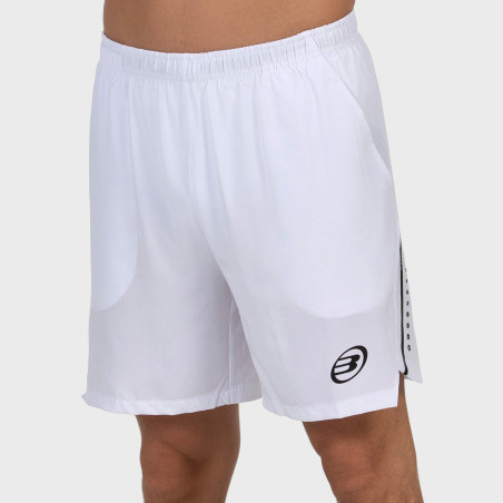tienda de padel Madrid, tienda de padel online, tienda de padel españa, tienda de padel en linea, SHORT BULLPADEL MAZARI BLANCO