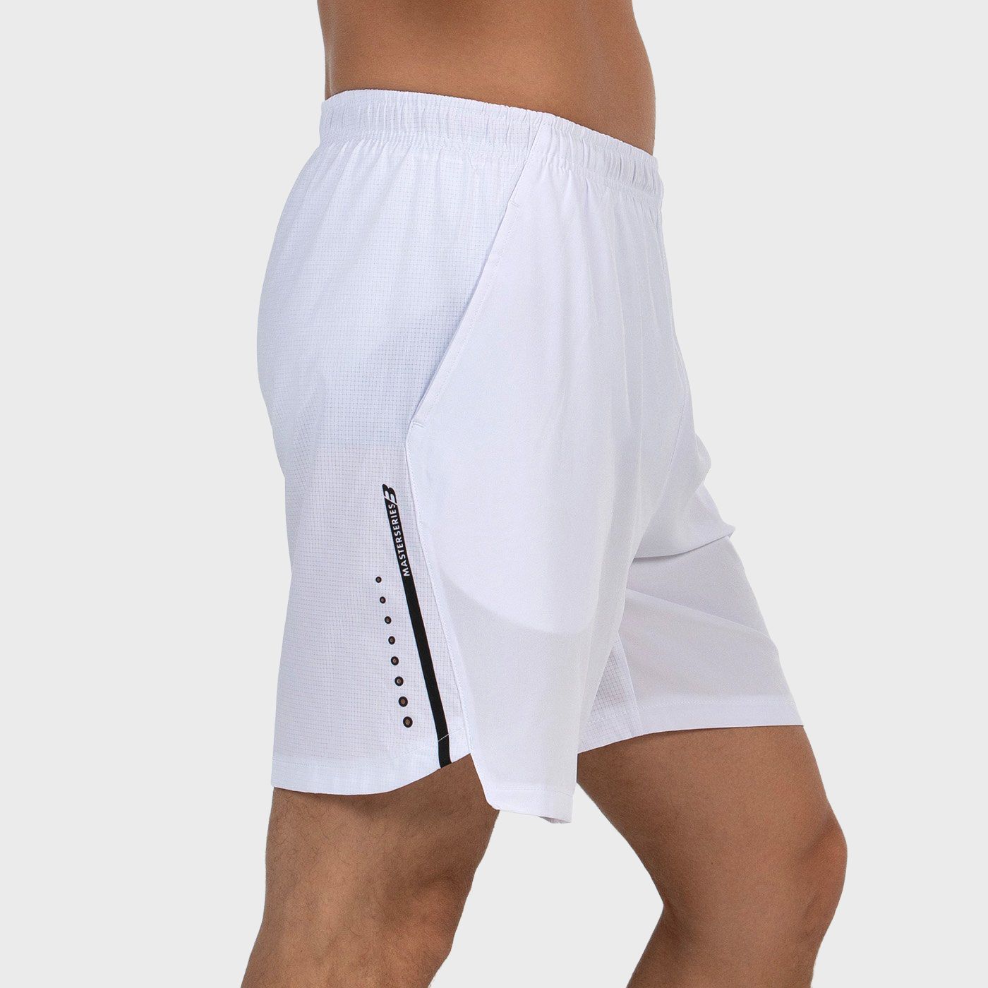 tienda de padel Madrid, tienda de padel online, tienda de padel españa, tienda de padel en linea, SHORT BULLPADEL MAZARI BLANCO