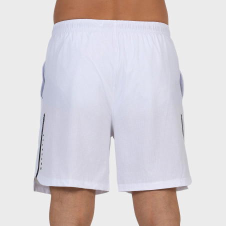 tienda de padel Madrid, tienda de padel online, tienda de padel españa, tienda de padel en linea, SHORT BULLPADEL MAZARI BLANCO