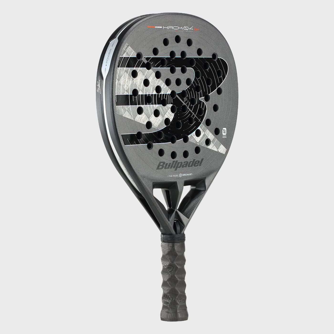 tienda de padel Madrid, tienda de padel online, tienda de padel españa, tienda de padel en linea, PALA BULLPADEL HACK 04 HYB 26