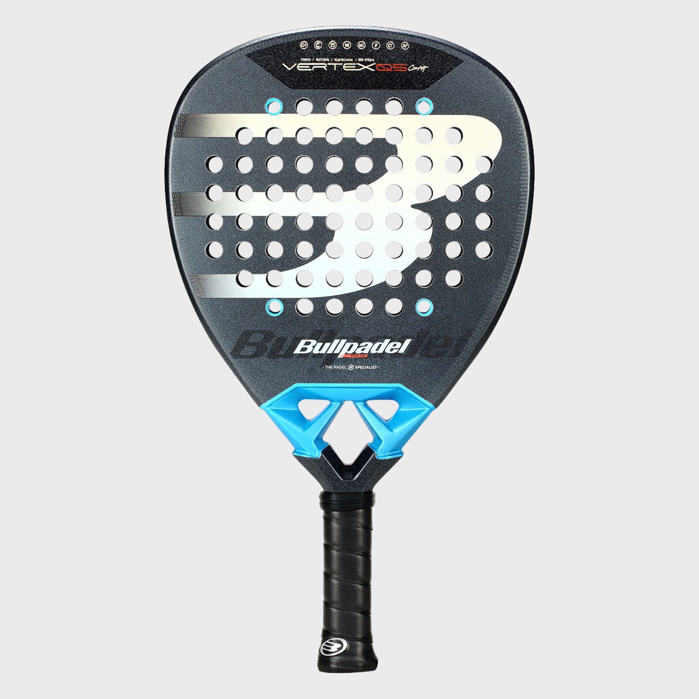 tienda de padel Madrid, tienda de padel online, tienda de padel españa, tienda de padel en linea, PALA BULLPADEL VERTEX 05 CMF