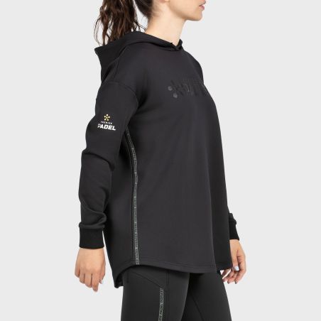 tienda de padel Madrid, tienda de padel online, tienda de padel españa, tienda de padel en linea, SUDADERA BULLPADEL PAITT NEGRO