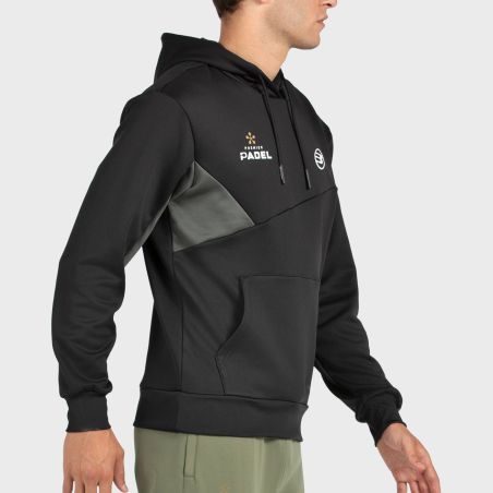 tienda de padel Madrid, tienda de padel online, tienda de padel españa, tienda de padel en linea, SUDADERA BULLPADEL PALMIRO NEG
