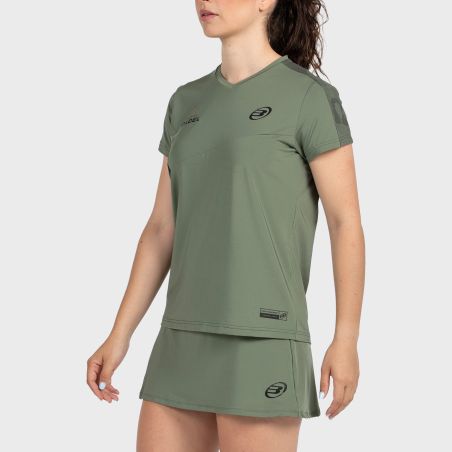 tienda de padel Madrid, tienda de padel online, tienda de padel españa, tienda de padel en linea, CAMISETA BULLPADEL PAMPAN KAKI