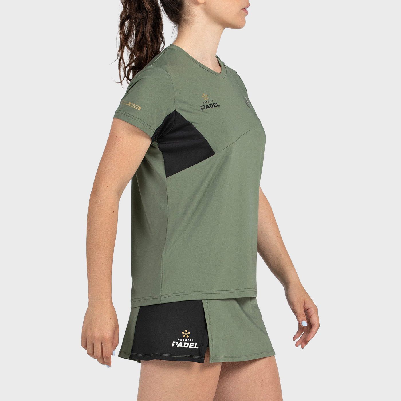tienda de padel Madrid, tienda de padel online, tienda de padel españa, tienda de padel en linea, CAMISETA BULLPADEL PAMPAN KAKI