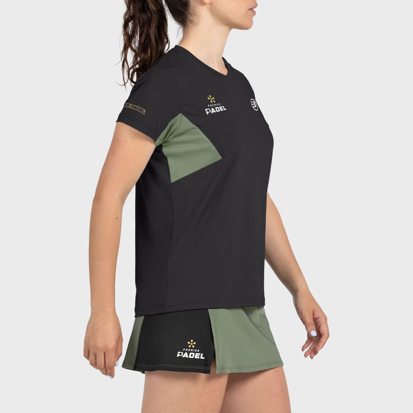 tienda de padel Madrid, tienda de padel online, tienda de padel españa, tienda de padel en linea, CAMISETA BULLPADEL PAMPAN NEGR