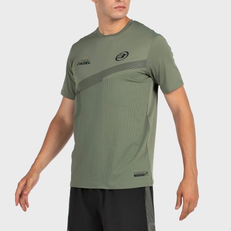 tienda de padel Madrid, tienda de padel online, tienda de padel españa, tienda de padel en linea, CAMISETA BULLPADEL PATOS KAKI