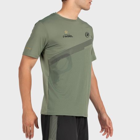 tienda de padel Madrid, tienda de padel online, tienda de padel españa, tienda de padel en linea, CAMISETA BULLPADEL PATOS KAKI