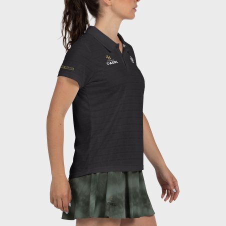 tienda de padel Madrid, tienda de padel online, tienda de padel españa, tienda de padel en linea, POLO BULLPADEL PAYERNE NEGRO