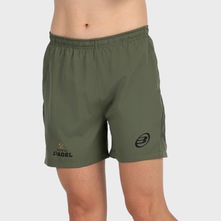 tienda de padel Madrid, tienda de padel online, tienda de padel españa, tienda de padel en linea, SHORT BULLPADEL PECOS KAKI