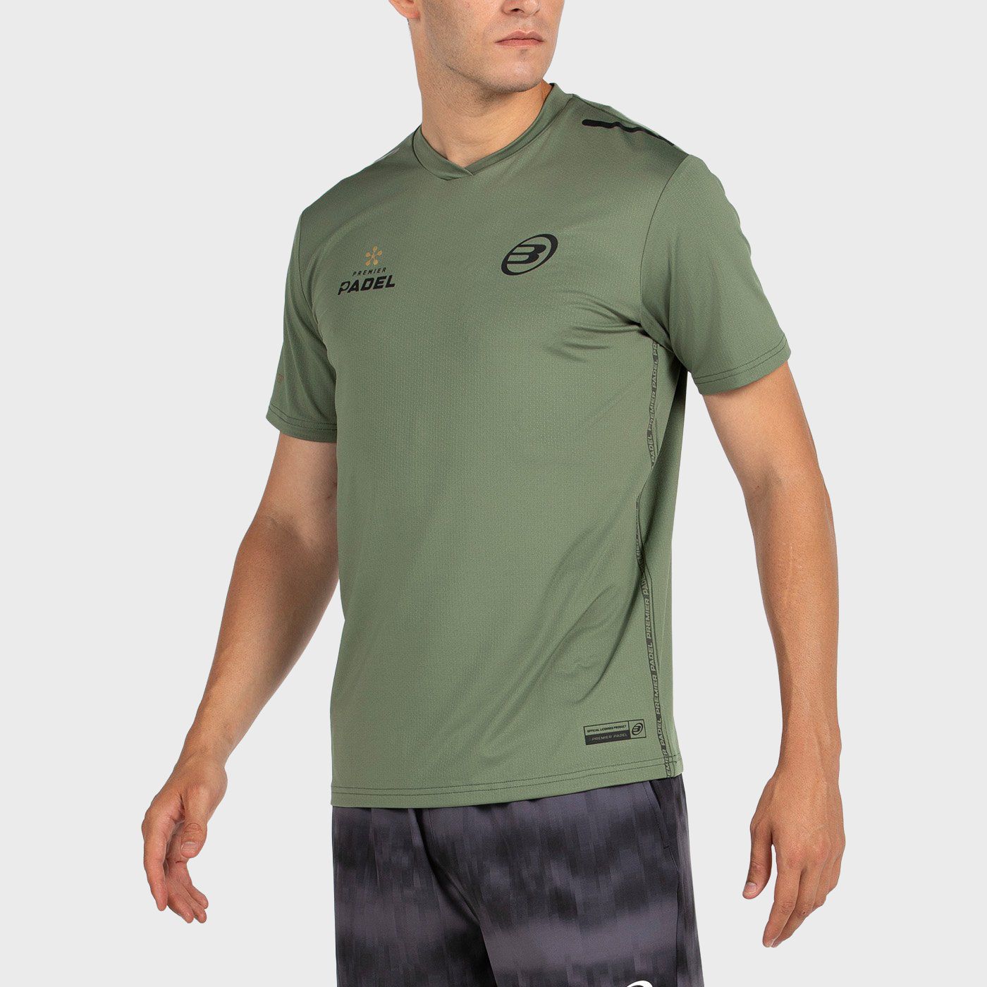 tienda de padel Madrid, tienda de padel online, tienda de padel españa, tienda de padel en linea, CAMISETA BULLPADEL PERICO KAKI