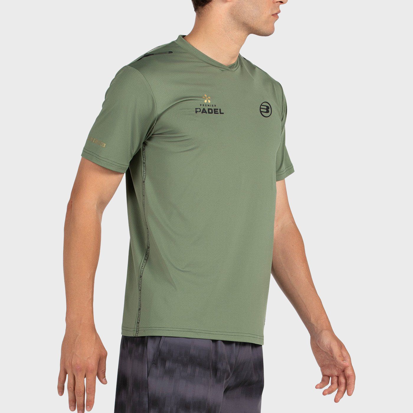 tienda de padel Madrid, tienda de padel online, tienda de padel españa, tienda de padel en linea, CAMISETA BULLPADEL PERICO KAKI