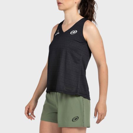tienda de padel Madrid, tienda de padel online, tienda de padel españa, tienda de padel en linea, CAMISETA BULLPADEL PIURA NEGRO