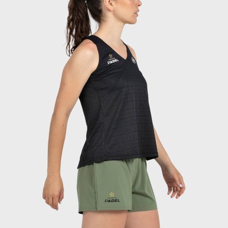 tienda de padel Madrid, tienda de padel online, tienda de padel españa, tienda de padel en linea, CAMISETA BULLPADEL PIURA NEGRO
