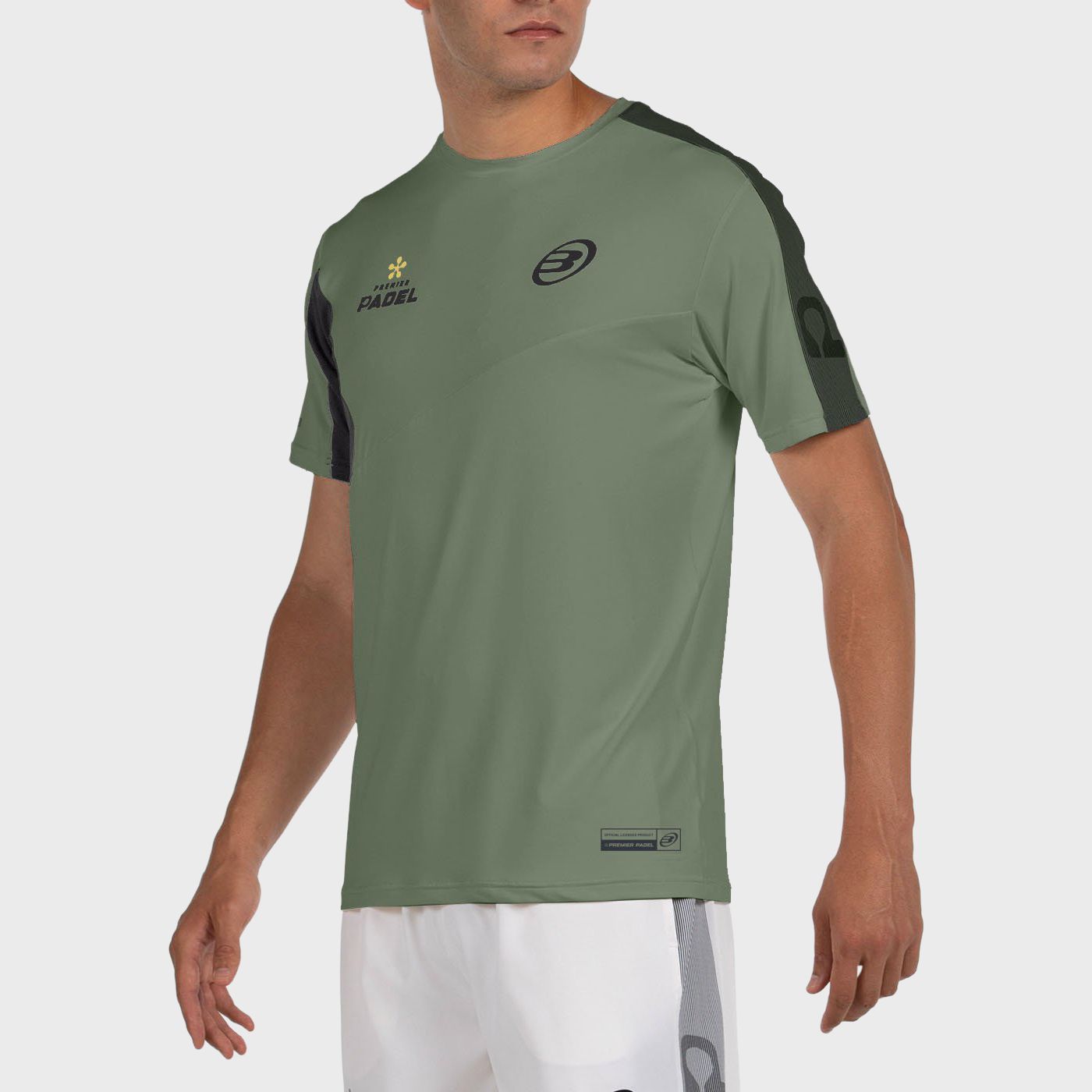 tienda de padel Madrid, tienda de padel online, tienda de padel españa, tienda de padel en linea, CAMISETA BULLPADEL POCATE KAKI
