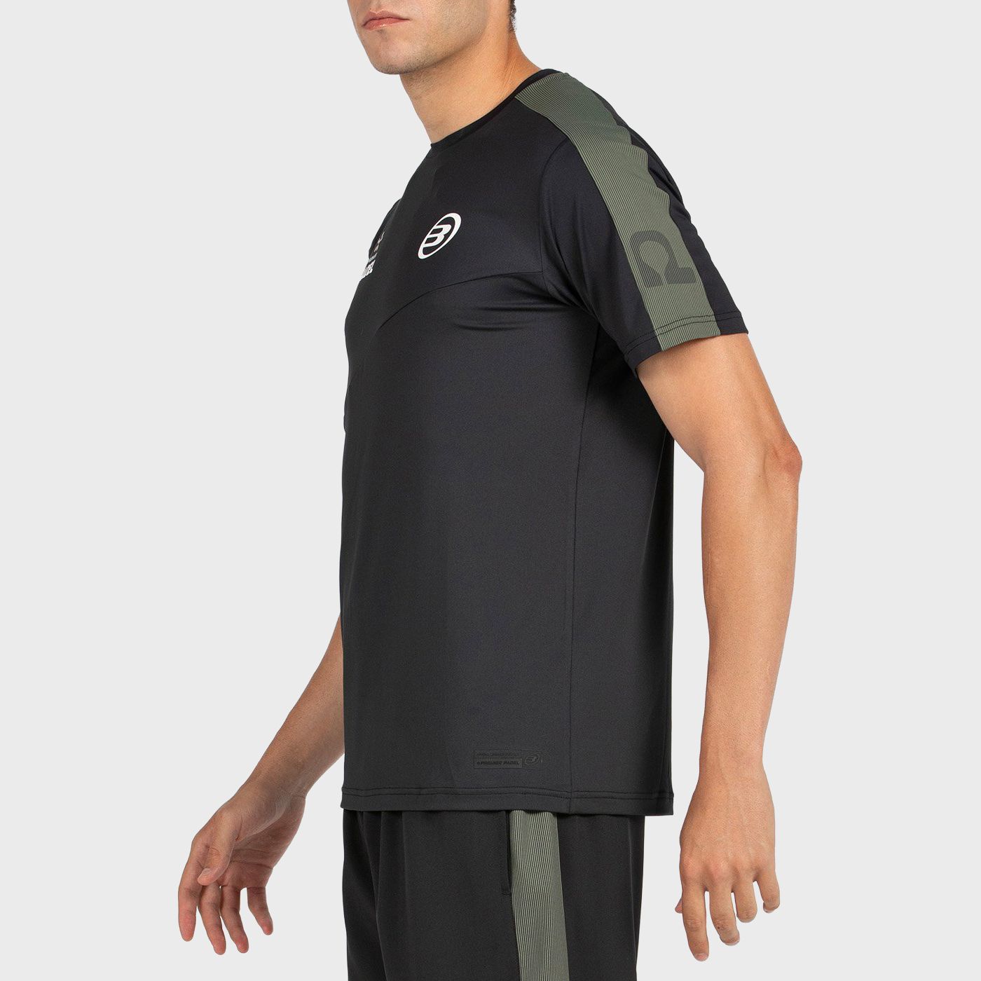 tienda de padel Madrid, tienda de padel online, tienda de padel españa, tienda de padel en linea, CAMISETA BULLPADEL POCATE NEGR