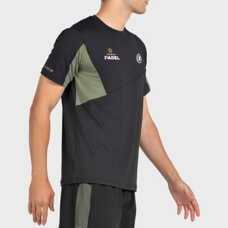 T-SHIRT BULLPADEL POCATE NERO