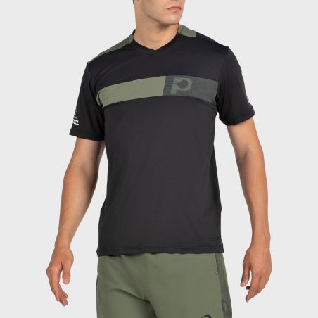 tienda de padel Madrid, tienda de padel online, tienda de padel españa, tienda de padel en linea, CAMISETA BULLPADEL PUYO NEGRO
