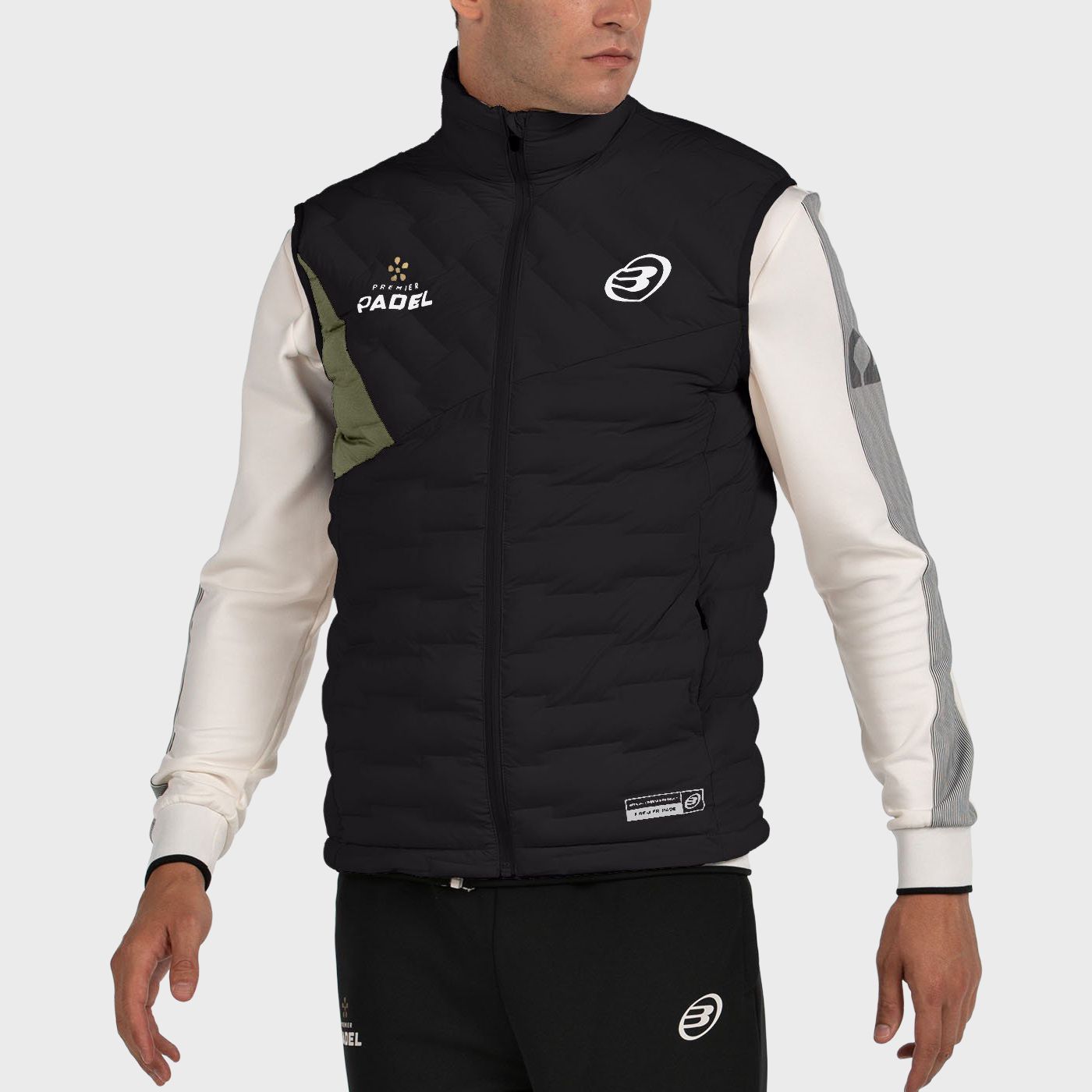 tienda de padel Madrid, tienda de padel online, tienda de padel españa, tienda de padel en linea, CHALECO BULLPADEL PRIMO NEGRO