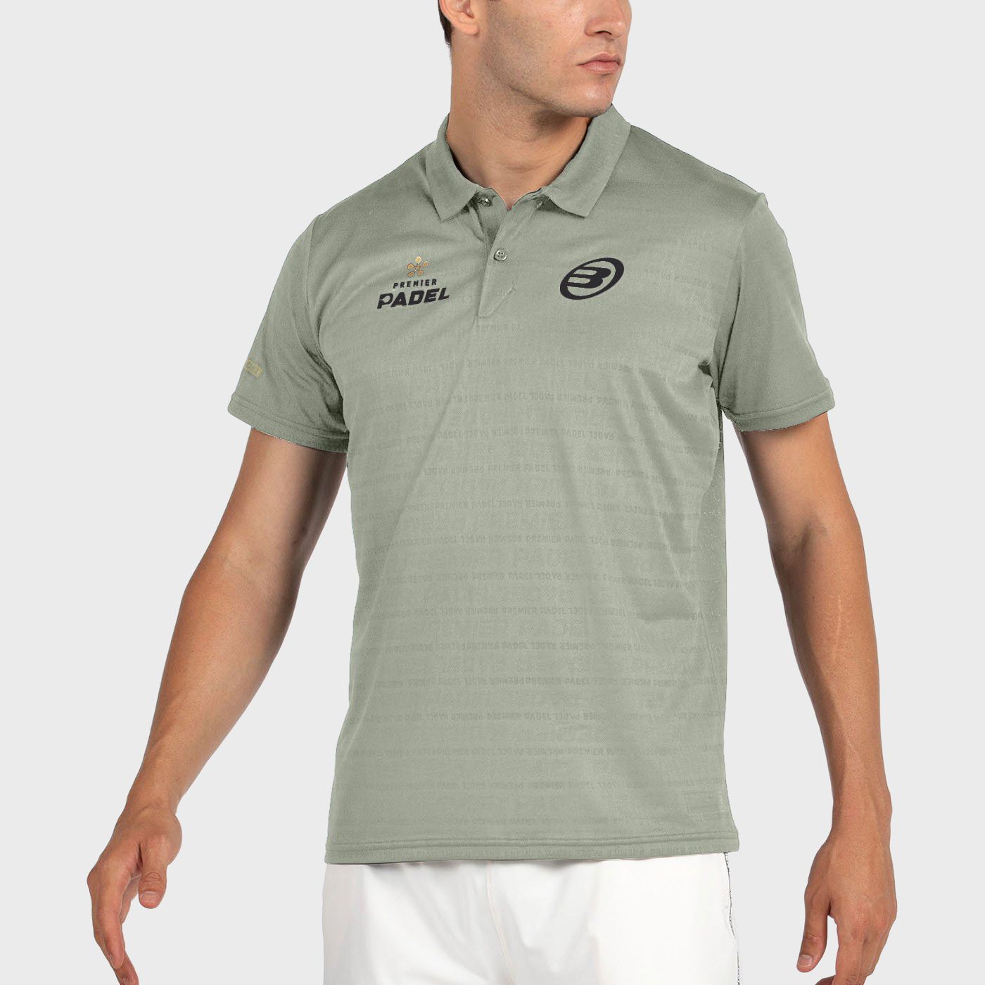 POLO-SHIRT BULLPADEL POMPIER EUCALYPTUS