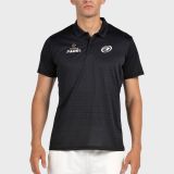tienda de padel Madrid, tienda de padel online, tienda de padel españa, tienda de padel en linea, POLO BULLPADEL POMPIER NEGRO