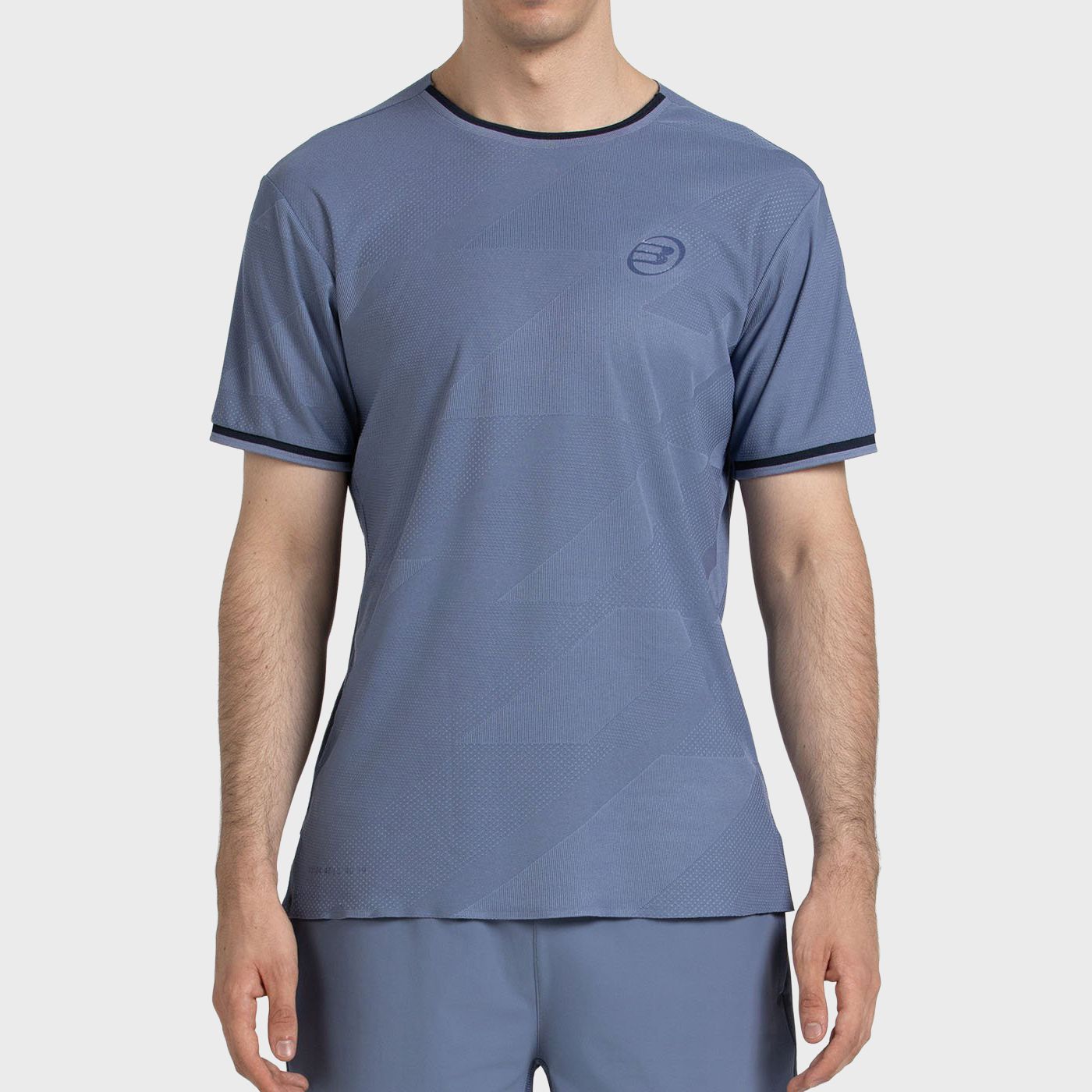 tienda de padel Madrid, tienda de padel online, tienda de padel españa, tienda de padel en linea, CAMISETA BULLPADEL PRIOR AZUL 