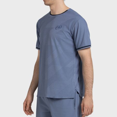 tienda de padel Madrid, tienda de padel online, tienda de padel españa, tienda de padel en linea, CAMISETA BULLPADEL PRIOR AZUL 