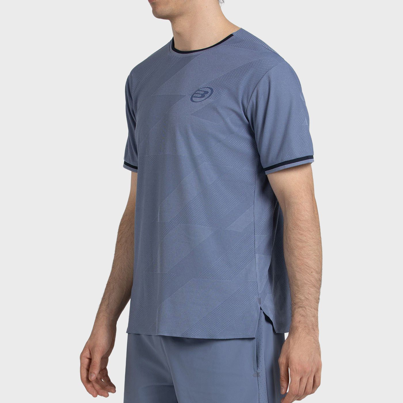 tienda de padel Madrid, tienda de padel online, tienda de padel españa, tienda de padel en linea, CAMISETA BULLPADEL PRIOR AZUL 