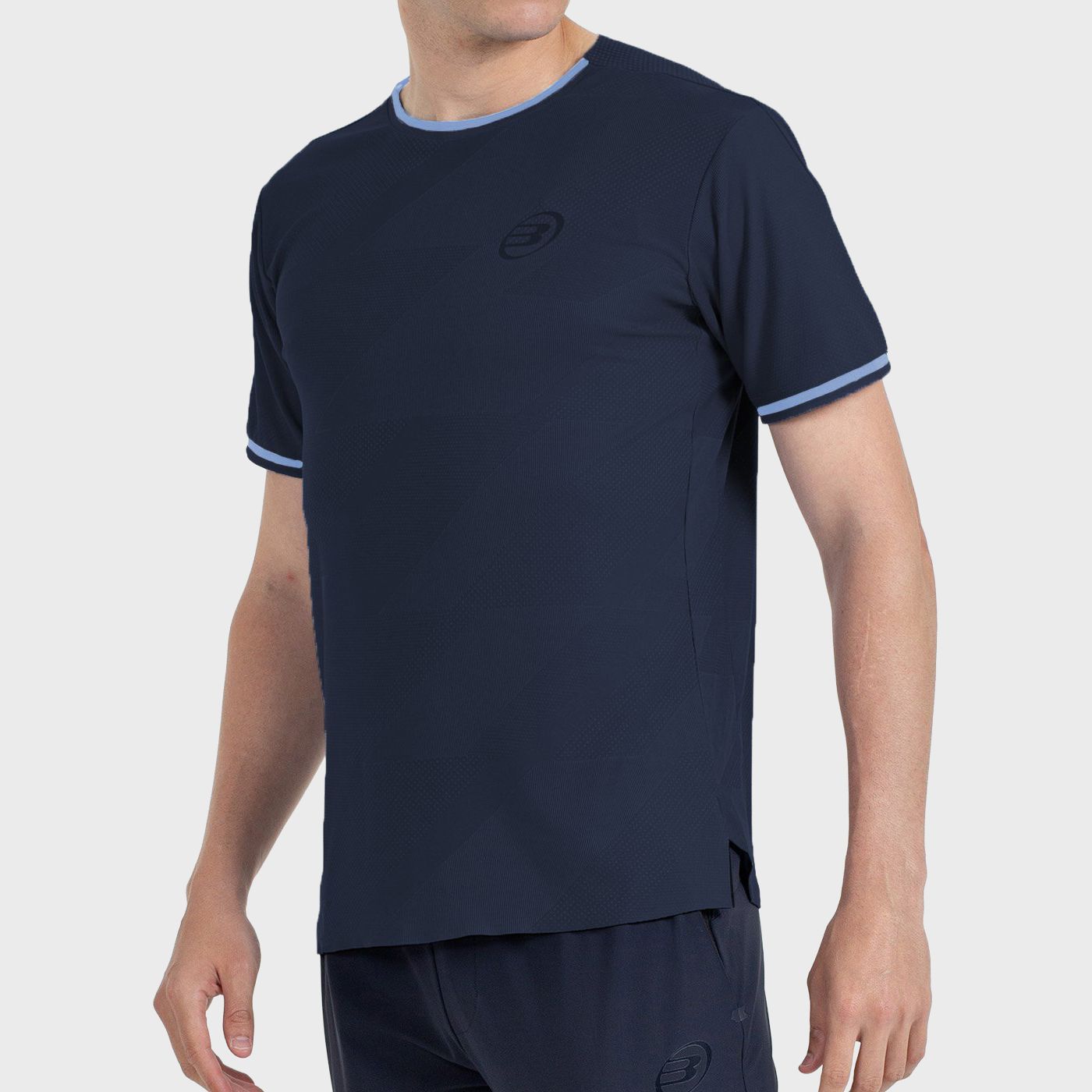 tienda de padel Madrid, tienda de padel online, tienda de padel españa, tienda de padel en linea, CAMISETA BULLPADEL PRIOR AZUL 