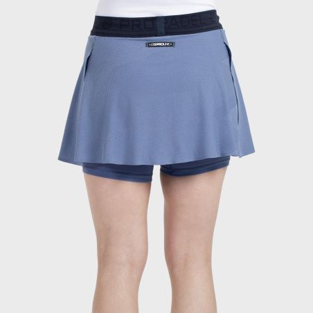 tienda de padel Madrid, tienda de padel online, tienda de padel españa, tienda de padel en linea, FALDA BULLPADEL PERALA AZUL AT
