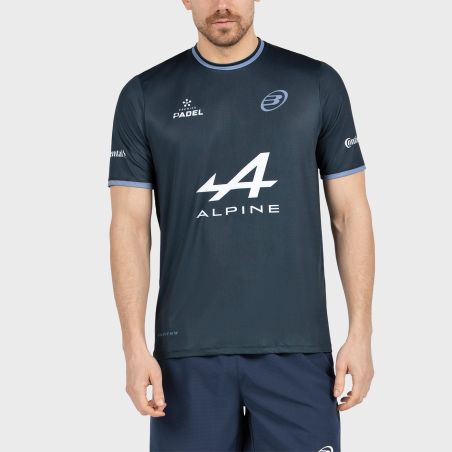 tienda de padel Madrid, tienda de padel online, tienda de padel españa, tienda de padel en linea, CAMISETA BULLPADEL PRIOR CH AZ