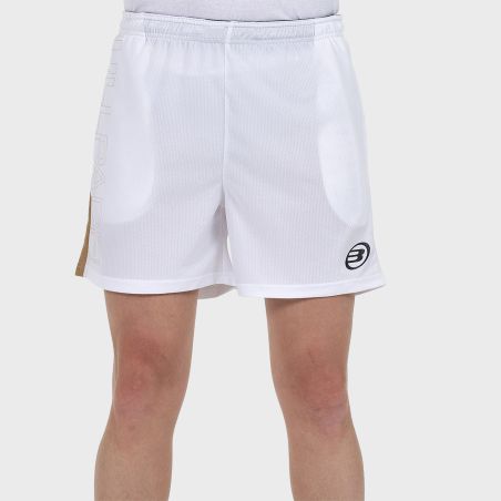 tienda de padel Madrid, tienda de padel online, tienda de padel españa, tienda de padel en linea, SHORT BULLPADEL CAMPAZA BLANCO