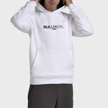 tienda de padel Madrid, tienda de padel online, tienda de padel españa, tienda de padel en linea, SUDADERA BULLPADEL ACUBE BLANC