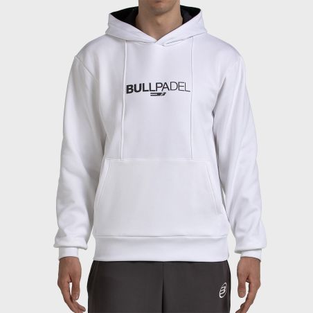 tienda de padel Madrid, tienda de padel online, tienda de padel españa, tienda de padel en linea, SUDADERA BULLPADEL ACUBE BLANC
