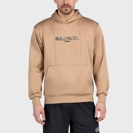 tienda de padel Madrid, tienda de padel online, tienda de padel españa, tienda de padel en linea, SUDADERA BULLPADEL ACUBE OCRE