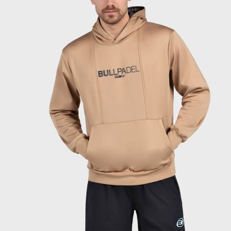tienda de padel Madrid, tienda de padel online, tienda de padel españa, tienda de padel en linea, SUDADERA BULLPADEL ACUBE OCRE