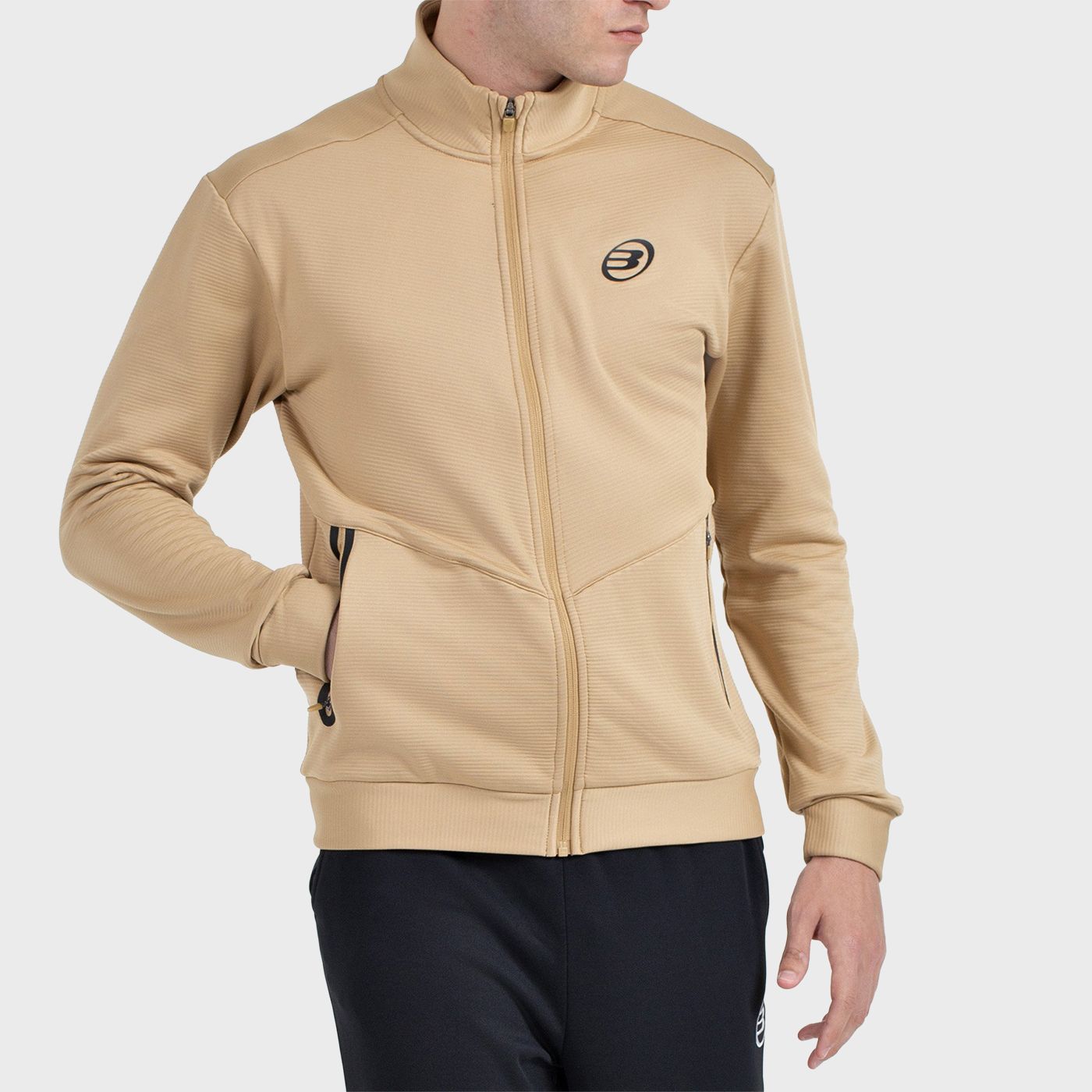 tienda de padel Madrid, tienda de padel online, tienda de padel españa, tienda de padel en linea, SUDADERA BULLPADEL ALFOZ OCRE