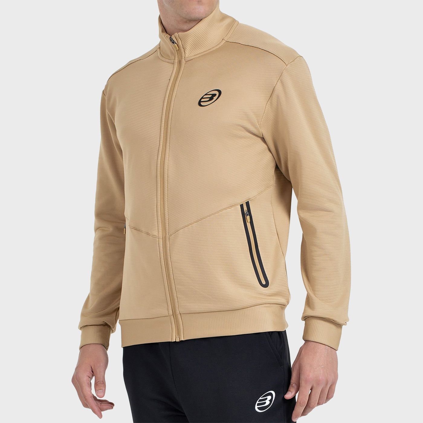 tienda de padel Madrid, tienda de padel online, tienda de padel españa, tienda de padel en linea, SUDADERA BULLPADEL ALFOZ OCRE