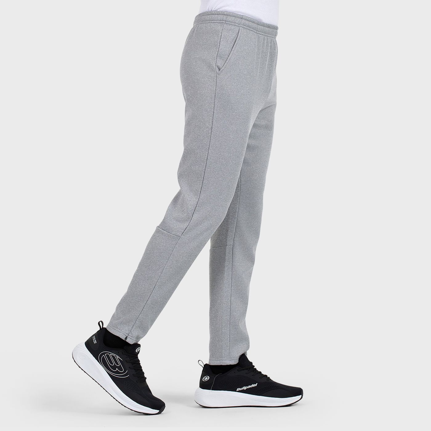 PANTALON BULLPADEL ALNAIR GRIS MEDIO VIGORE