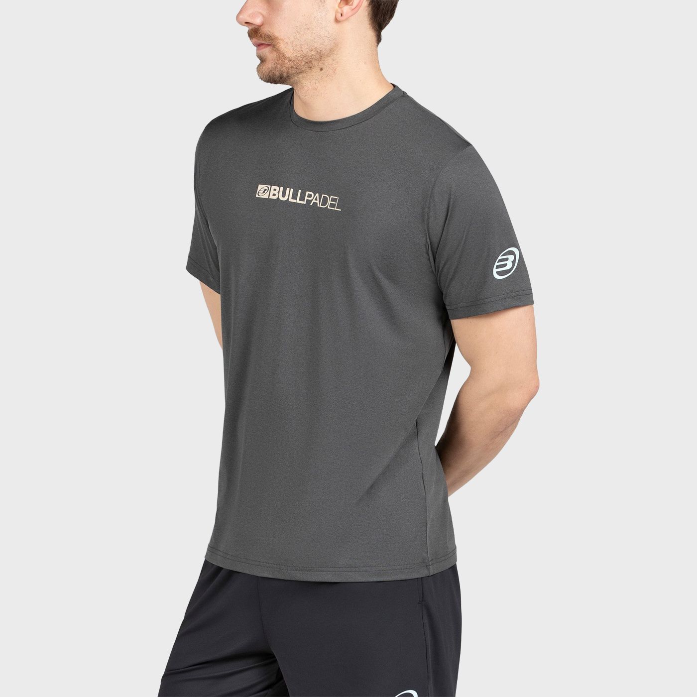 tienda de padel Madrid, tienda de padel online, tienda de padel españa, tienda de padel en linea, CAMISETA BULLPADEL COLEDIL NEG