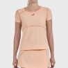 CAMISETA BULLPADEL ALBALA NARANJA PASTEL