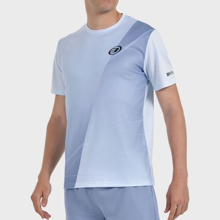 CAMISETA BULLPADEL CUMBRE AZUL GLACIAR