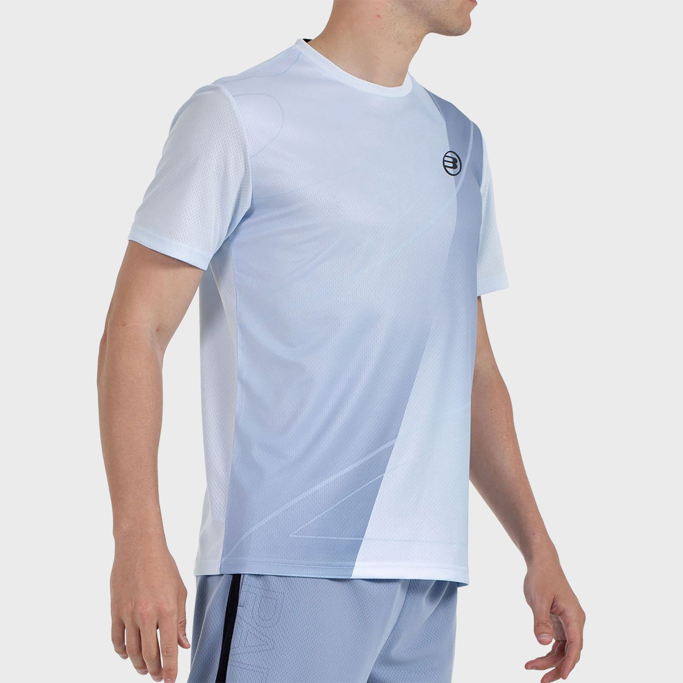 CAMISETA BULLPADEL CUMBRE AZUL GLACIAR